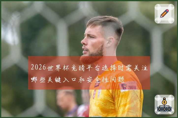 2026世界杯竞猜平台选择时需关注哪些关键入口和安全性问题