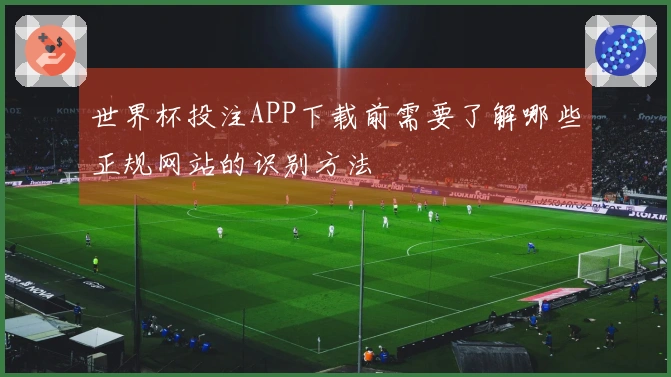 世界杯投注APP下载前需要了解哪些正规网站的识别方法